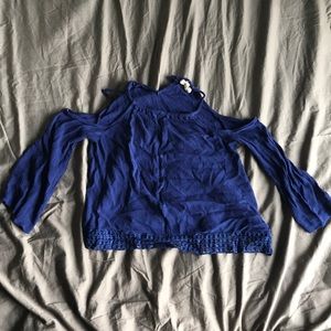 Navy Blue Blouse